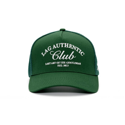 LAG Authentic Club Trucker Hat Oxford Green