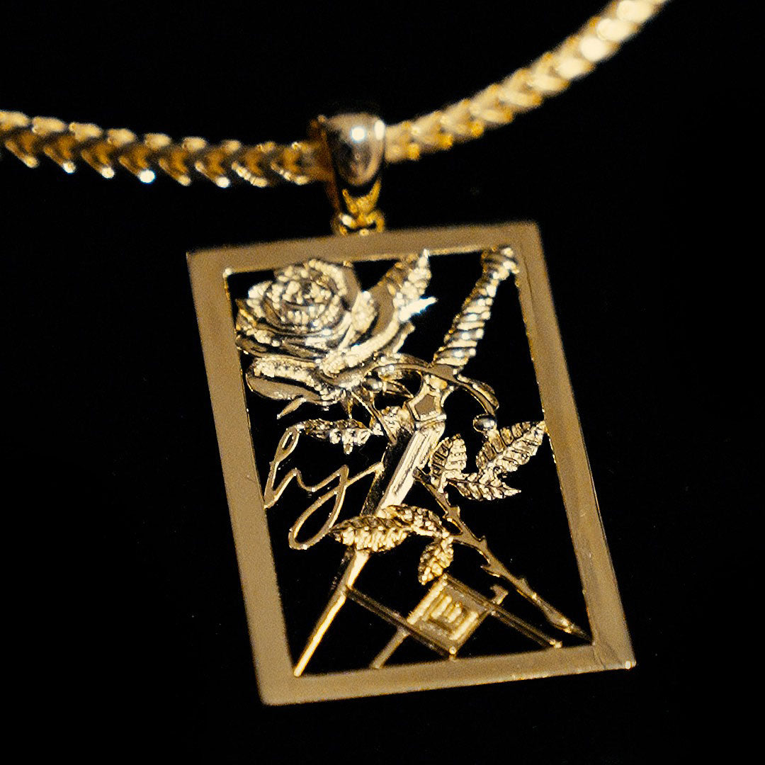 LAG x Happy Jewelers Rose & Dagger Necklace